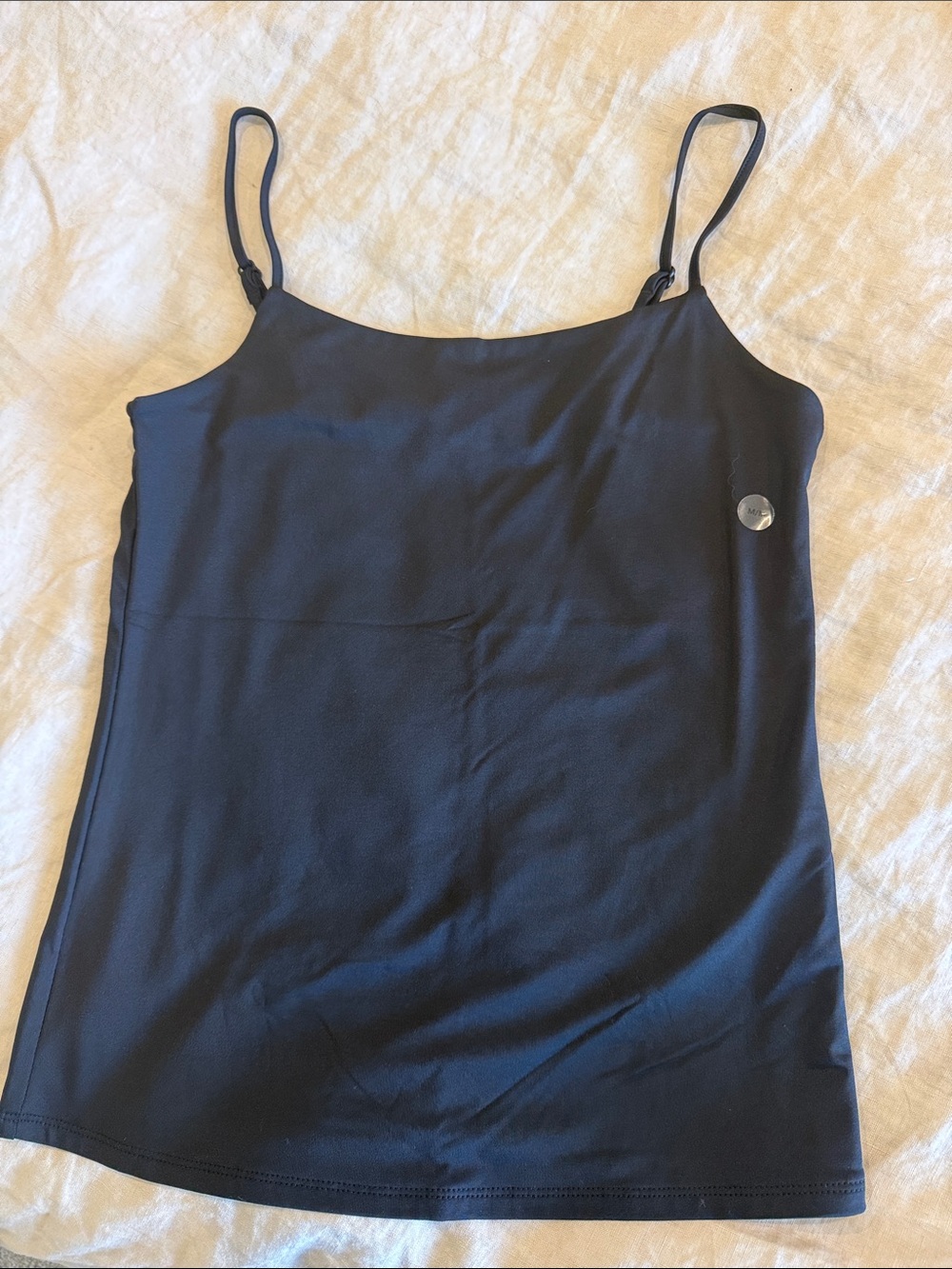RW&CO. Black Adjustable-Strap Cami
